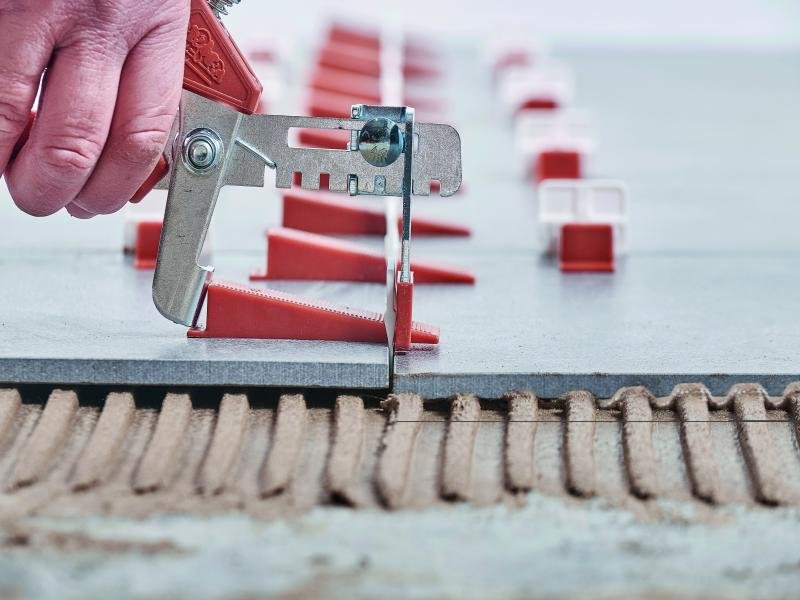 Pinza de ajuste de pavimentos en blíster