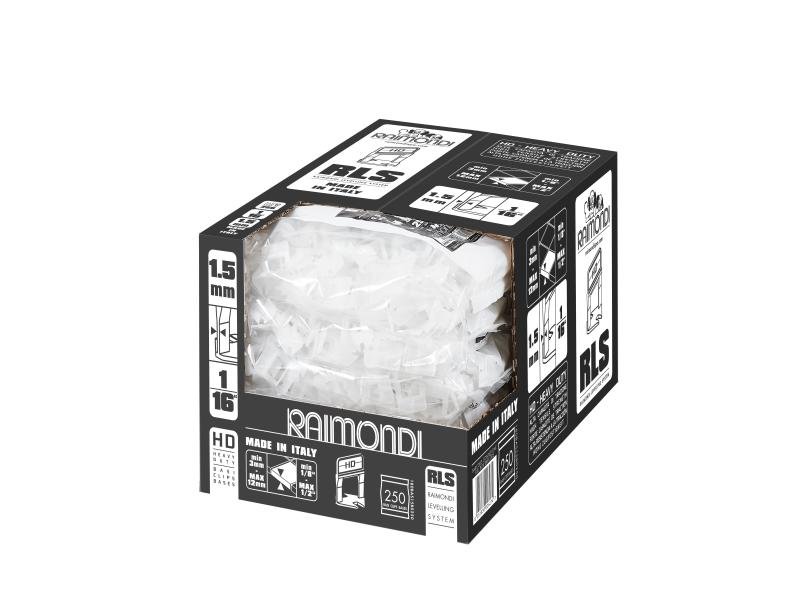 Bases RLS HD H12 1,5 mm. Bolsa 250 und.