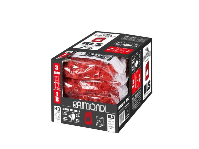 Bases RLS HD H12 3 mm. Bolsa 250 und.