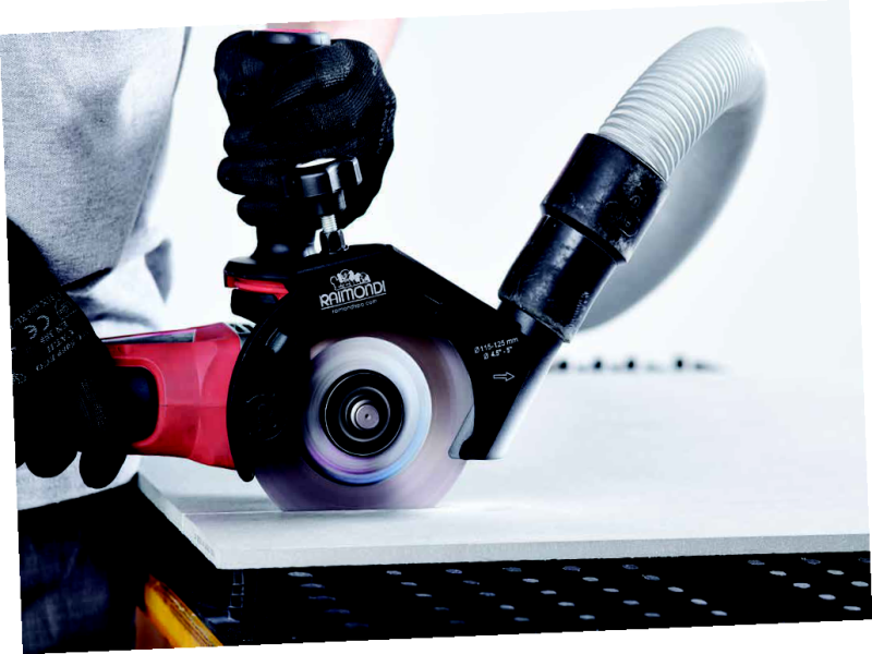 Carter Aspirador Polvo Ø 115 y Ø 125mm.