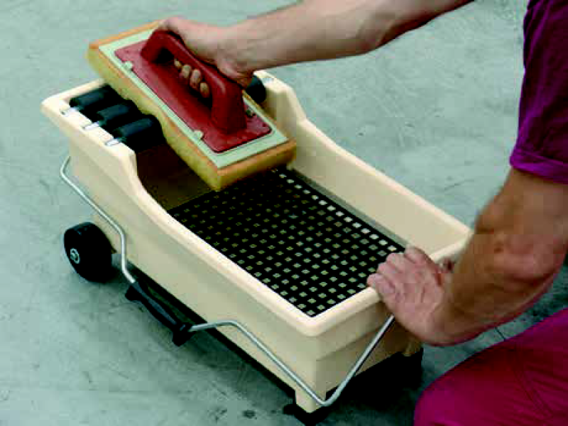 Cubeta PULIRAPID con llana esponja SWEEPEX