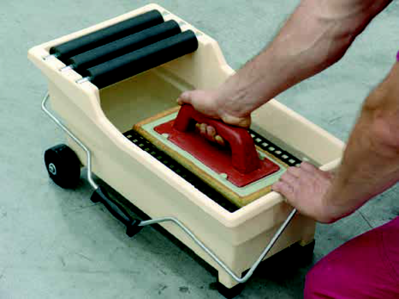 Cubeta PULIRAPID con llana esponja SWEEPEX