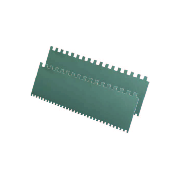 Pareja de llanas con dientes 6X6 - 12X12 MM (Colombo)