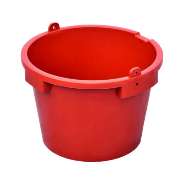 Cubo de 27 LT con asa metálica 