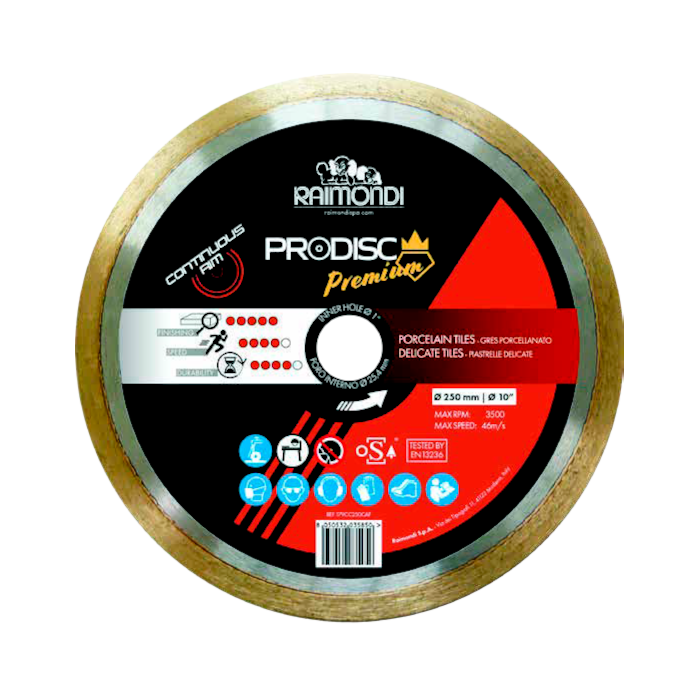 Disco diamantado Ø250- Ø300 CC PREMIUM